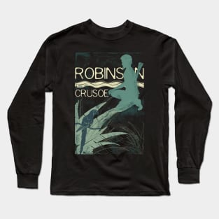 Books Collection: Robinson Crusoe Long Sleeve T-Shirt